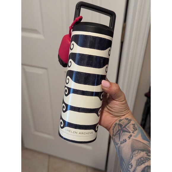 Amelin Archive Mustache Water Bottle & Bath & Bodyworks Hand Sanitizer Bundle - Picture 2 of 6